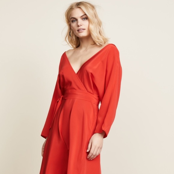 dvf eloise asymmetric dress